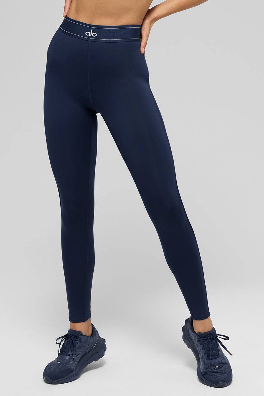 Airlift High-Waist Suit Up Legging - Black/White