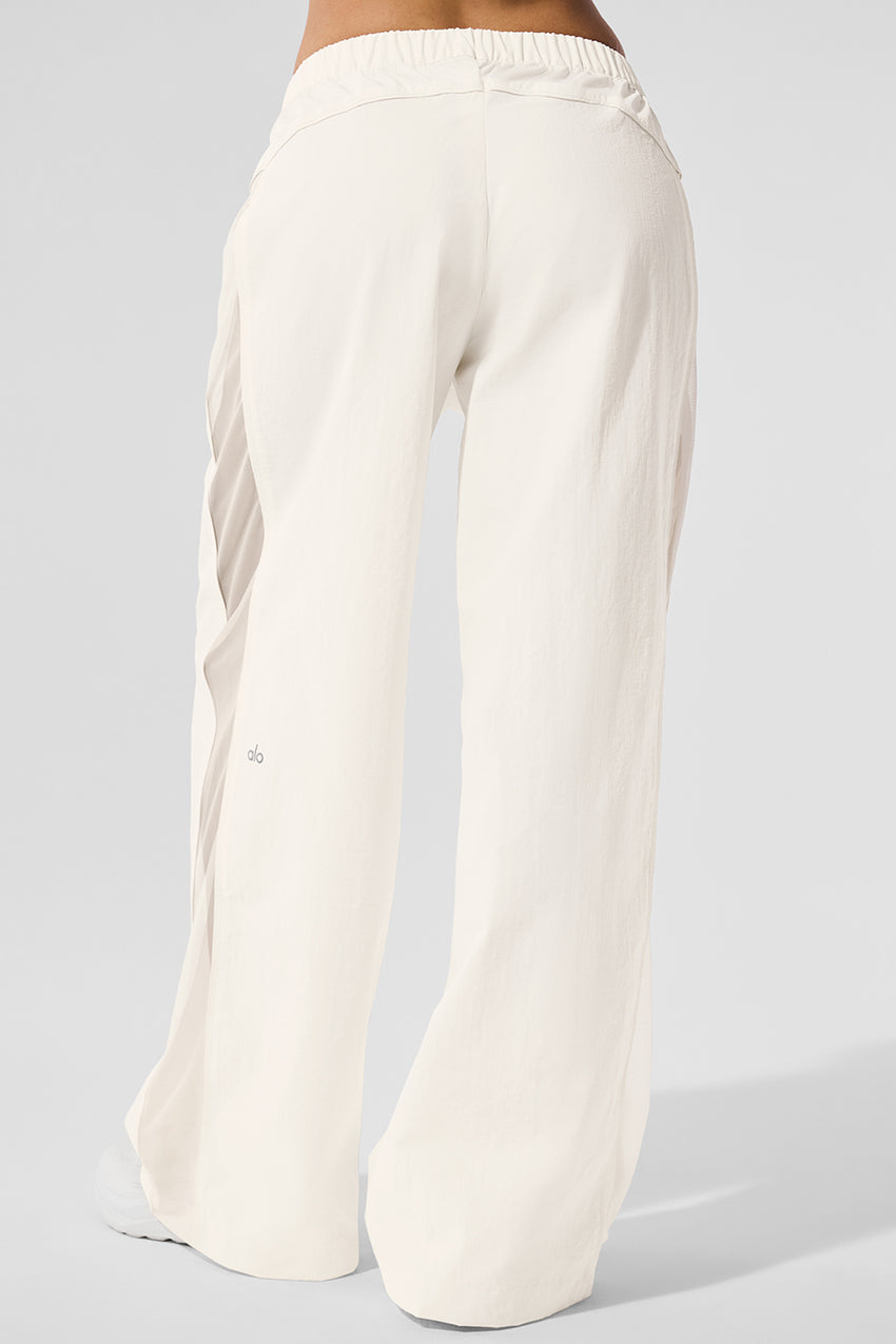 High-Waist Origin Wide Leg Track Pant - Black