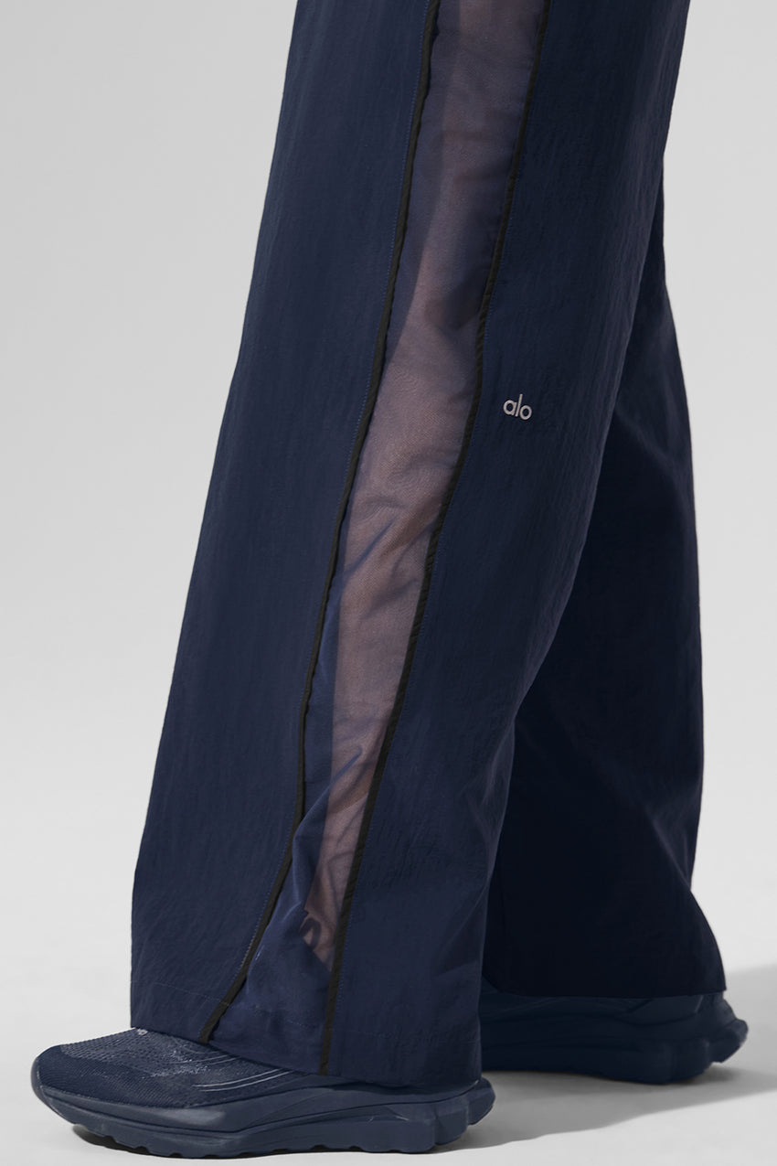 High-Waist Origin Wide Leg Track Pant - Black