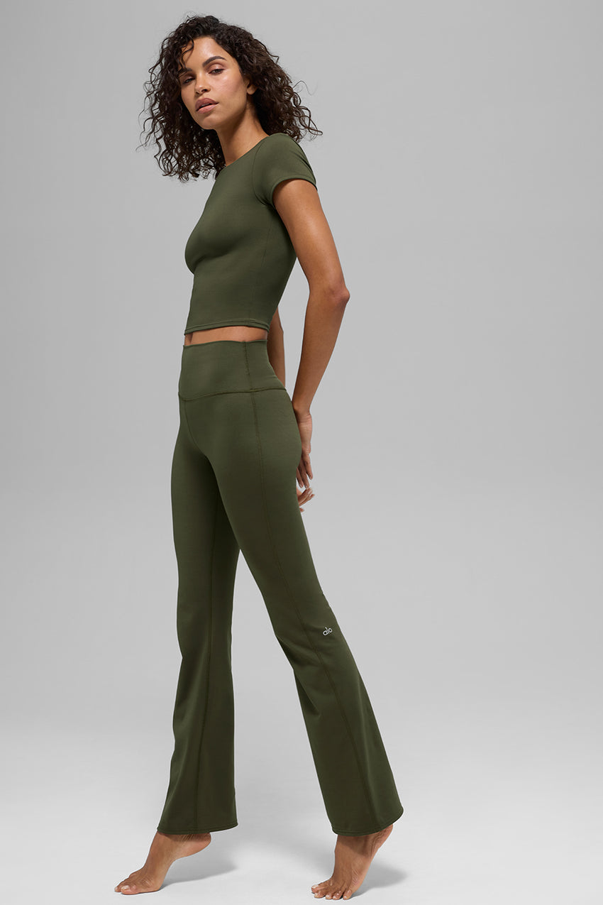 ALO Softsculpt High-Waist Bootcut Legging - Black
