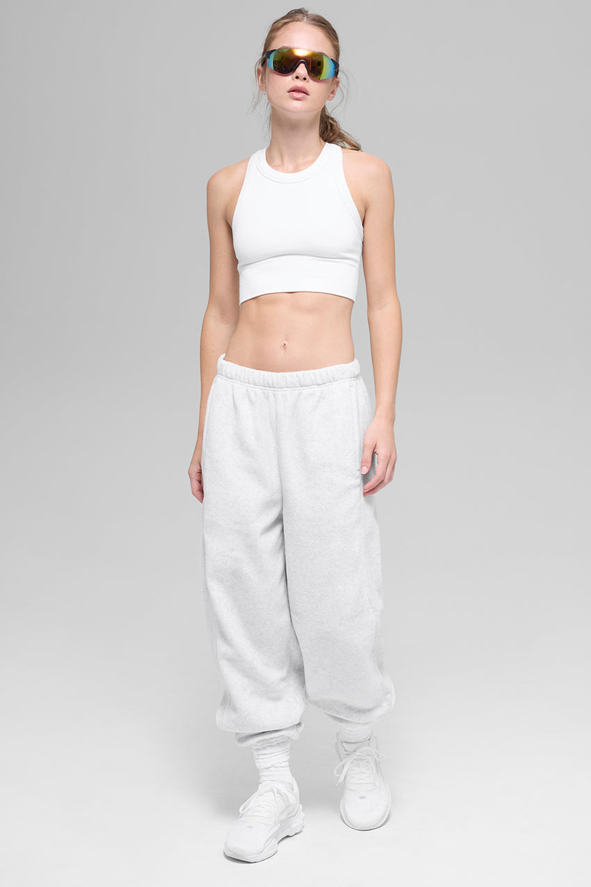 Polar Fleece High-Waist Retreat Jogger - Black