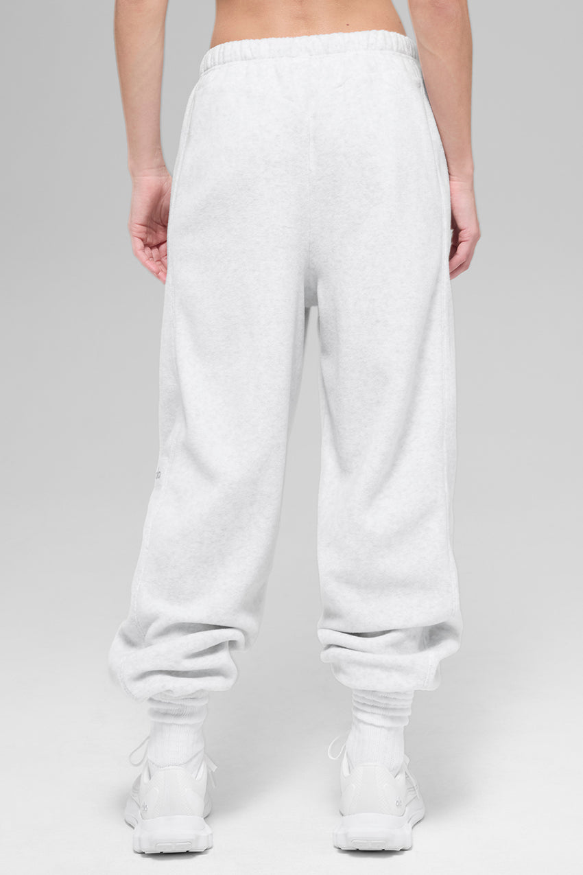 Polar Fleece High-Waist Retreat Jogger - Black