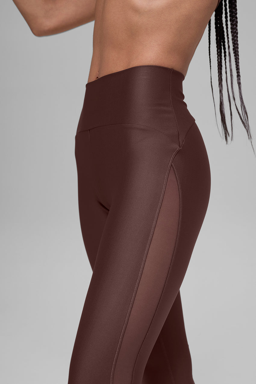 Airlift High-Waist Mesh Infatuation Legging - Black