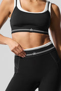 Airbrush High-Waist 7/8 Better Together Legging - Black/White