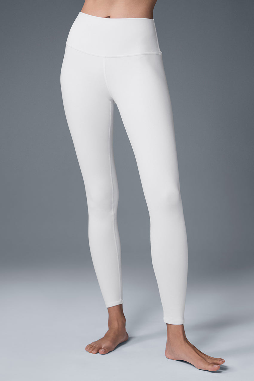 High-Waist Airbrush Legging - Black