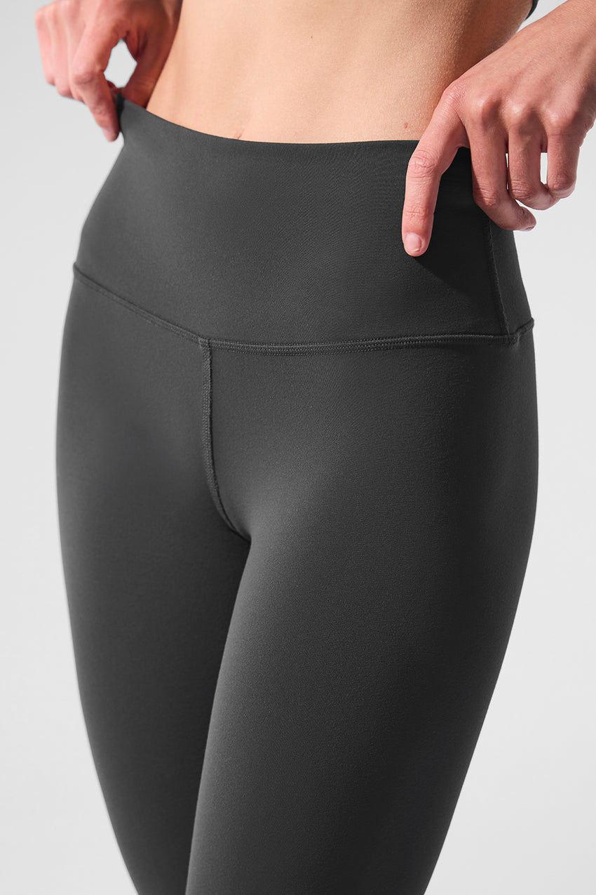 High-Waist Airbrush Legging - Black