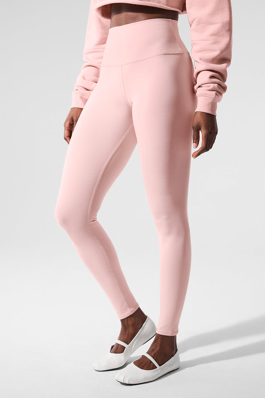 High-Waist Airbrush Legging - Black