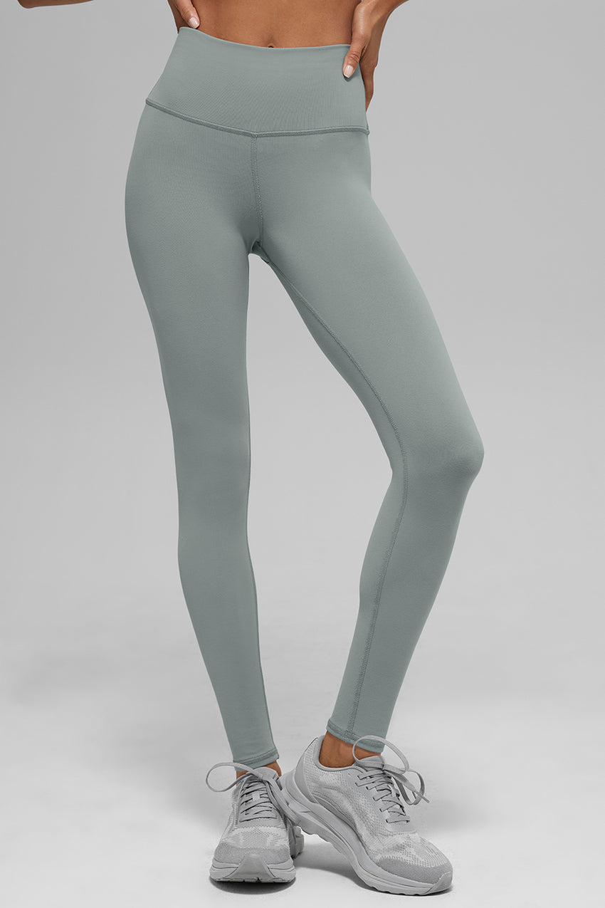 High-Waist Airbrush Legging - Black