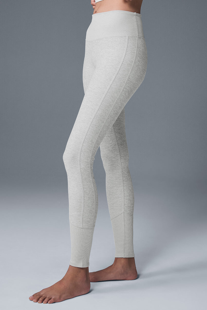 High-Waist Alosoft Lounge Legging - Black