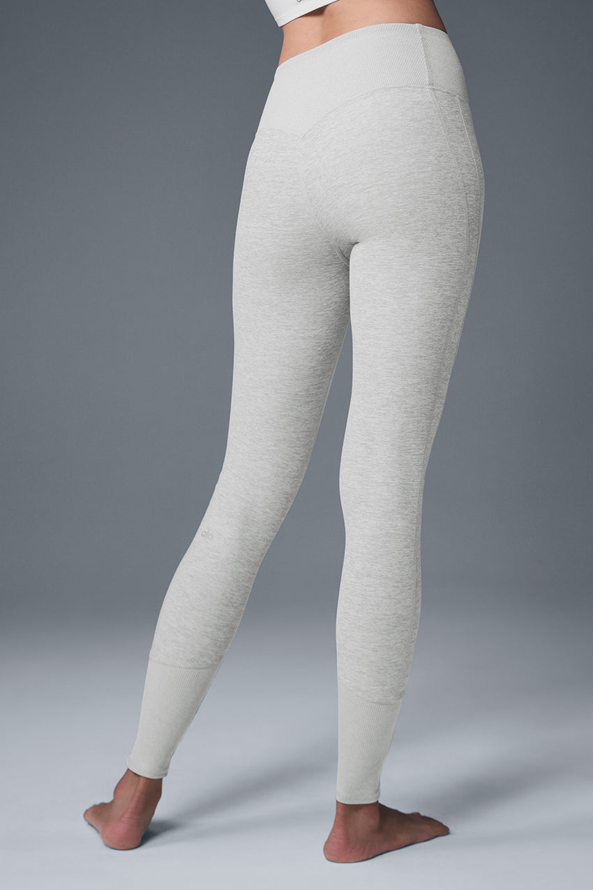 High-Waist Alosoft Lounge Legging - Black