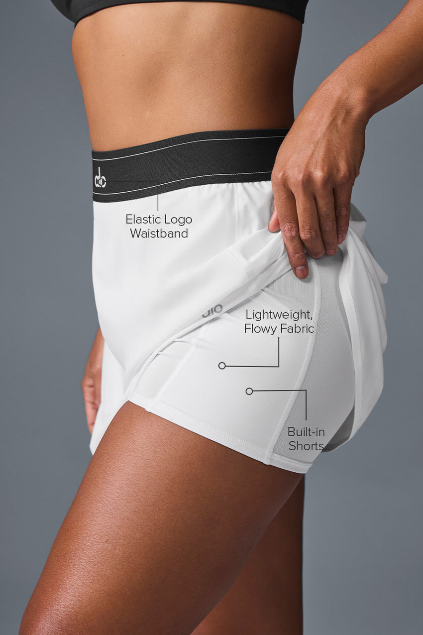 Match Point Tennis Skirt - Black