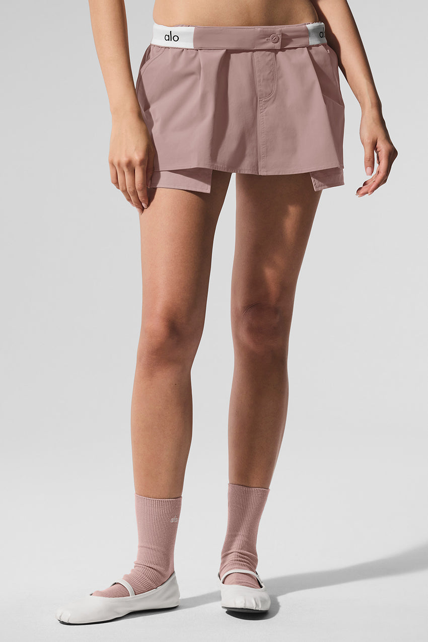 Flip It Mini Skort - Taupe