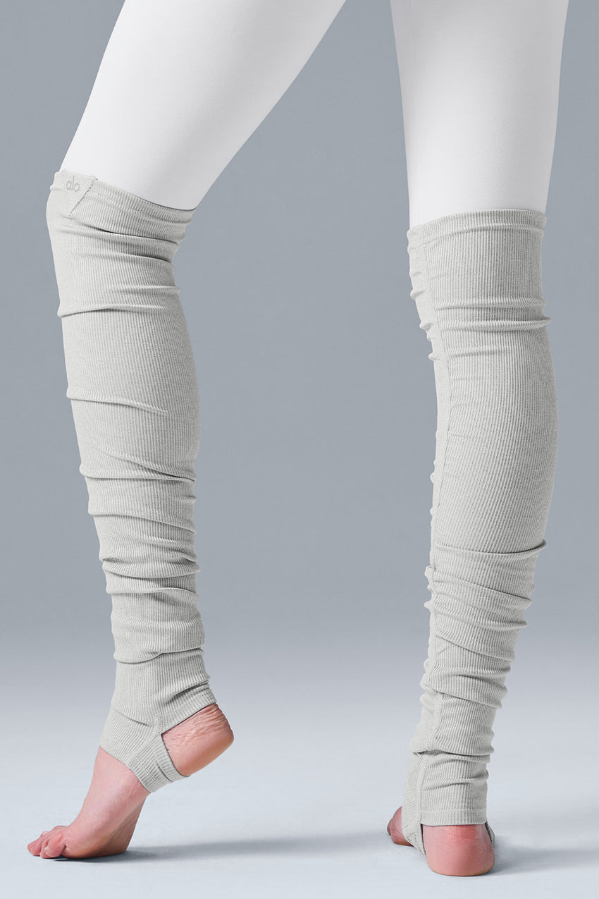 Goddess Leg Warmer - Dove Grey Heather