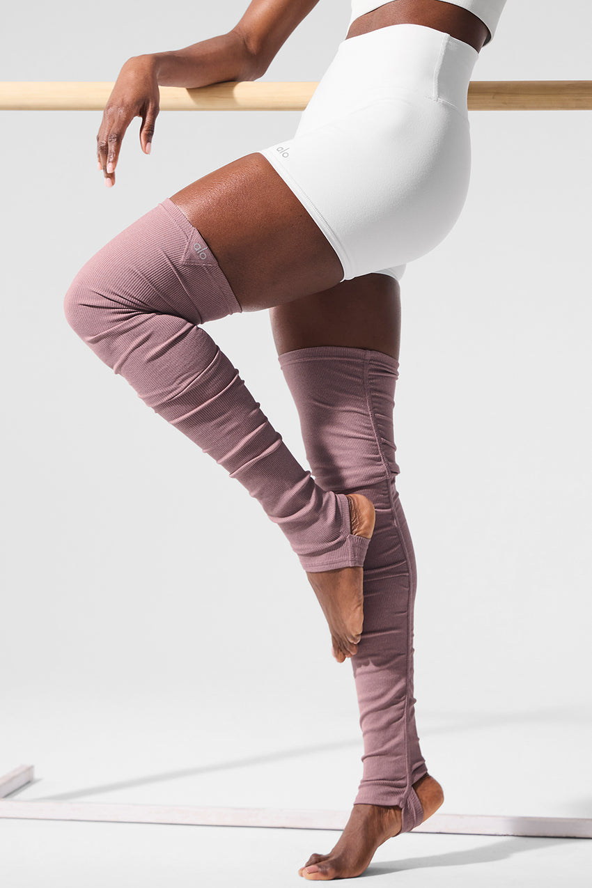 Goddess Leg Warmer - Dove Grey Heather