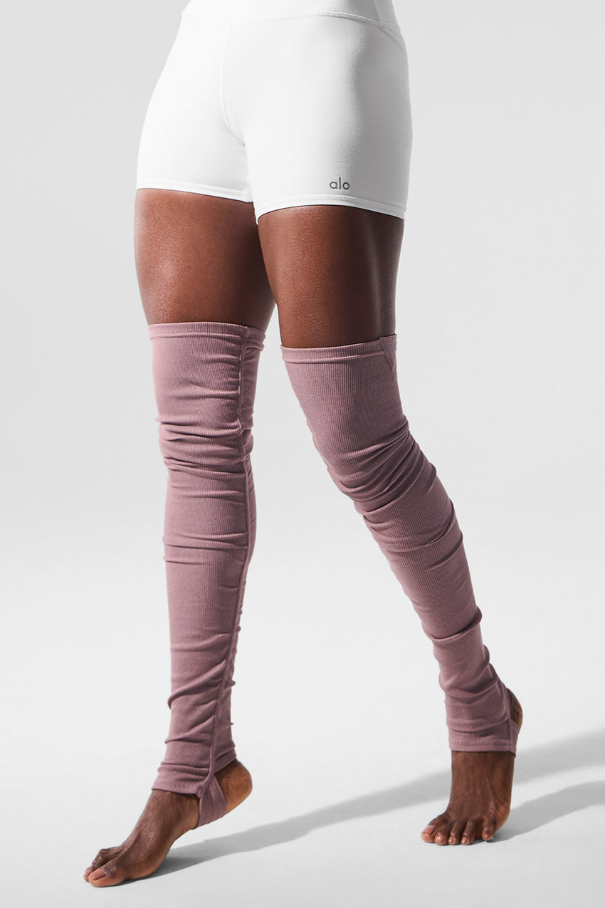 Goddess Leg Warmer - Dove Grey Heather