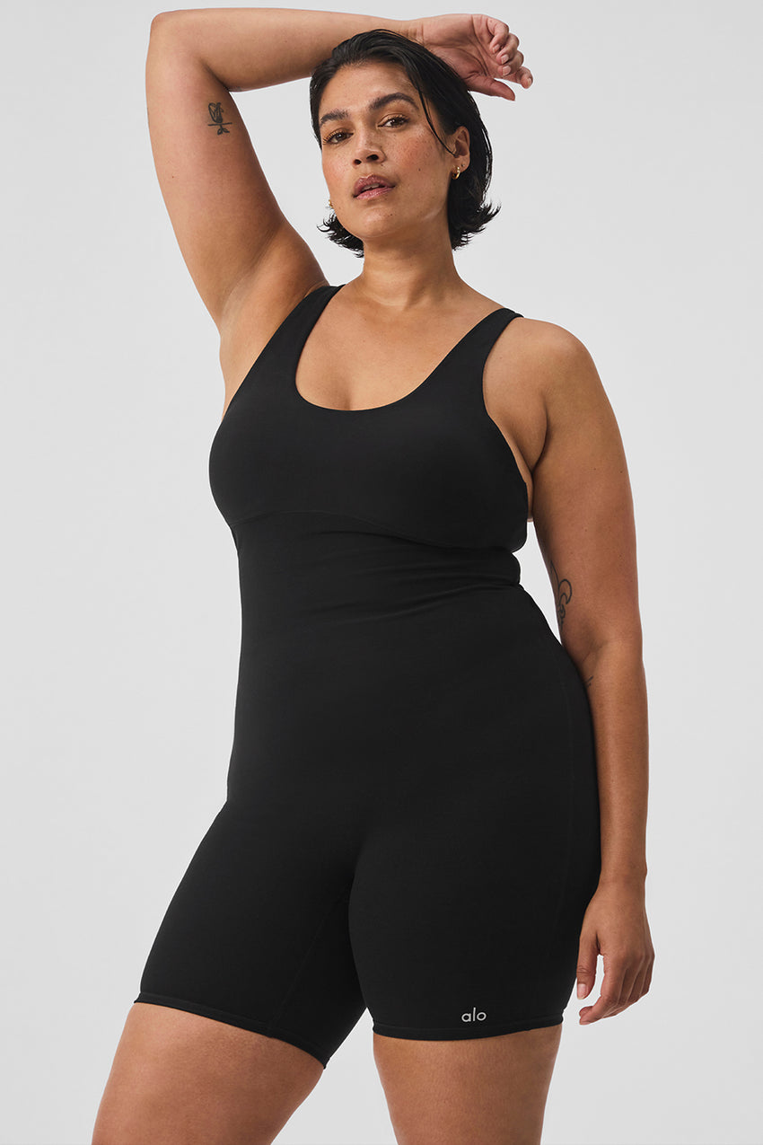 Alosoft Center Stage Onesie - Athletic Heather Grey