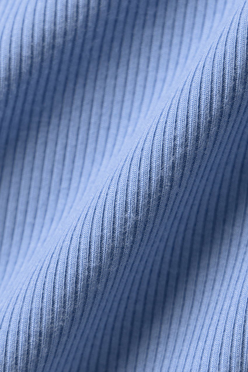 Ribbed Mesh Secret Dress - Crystal Clear Blue