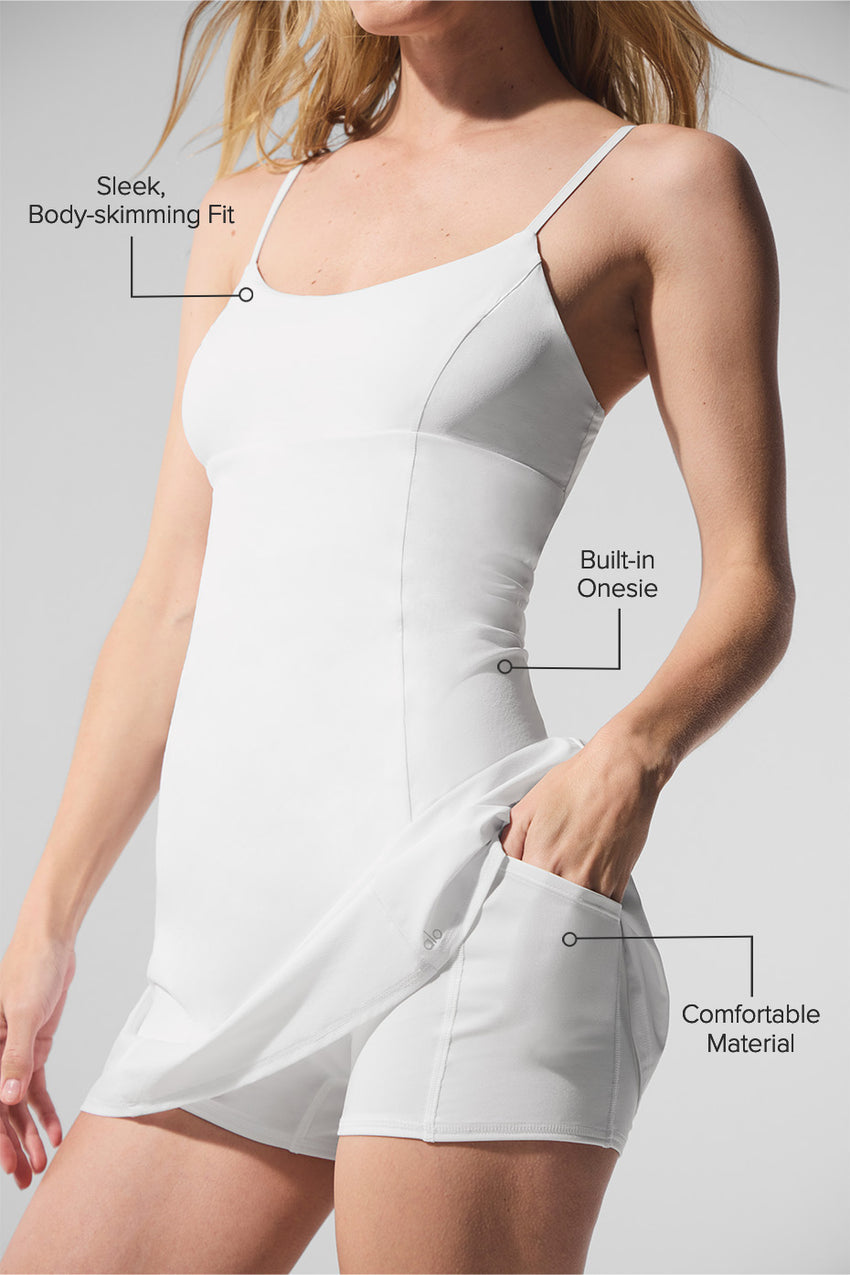 Breezy Tennis Dress - Black