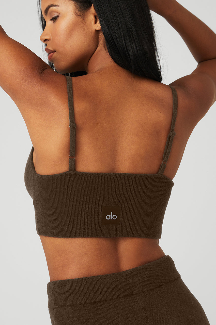 Cashmere Jet Set Bra - Black