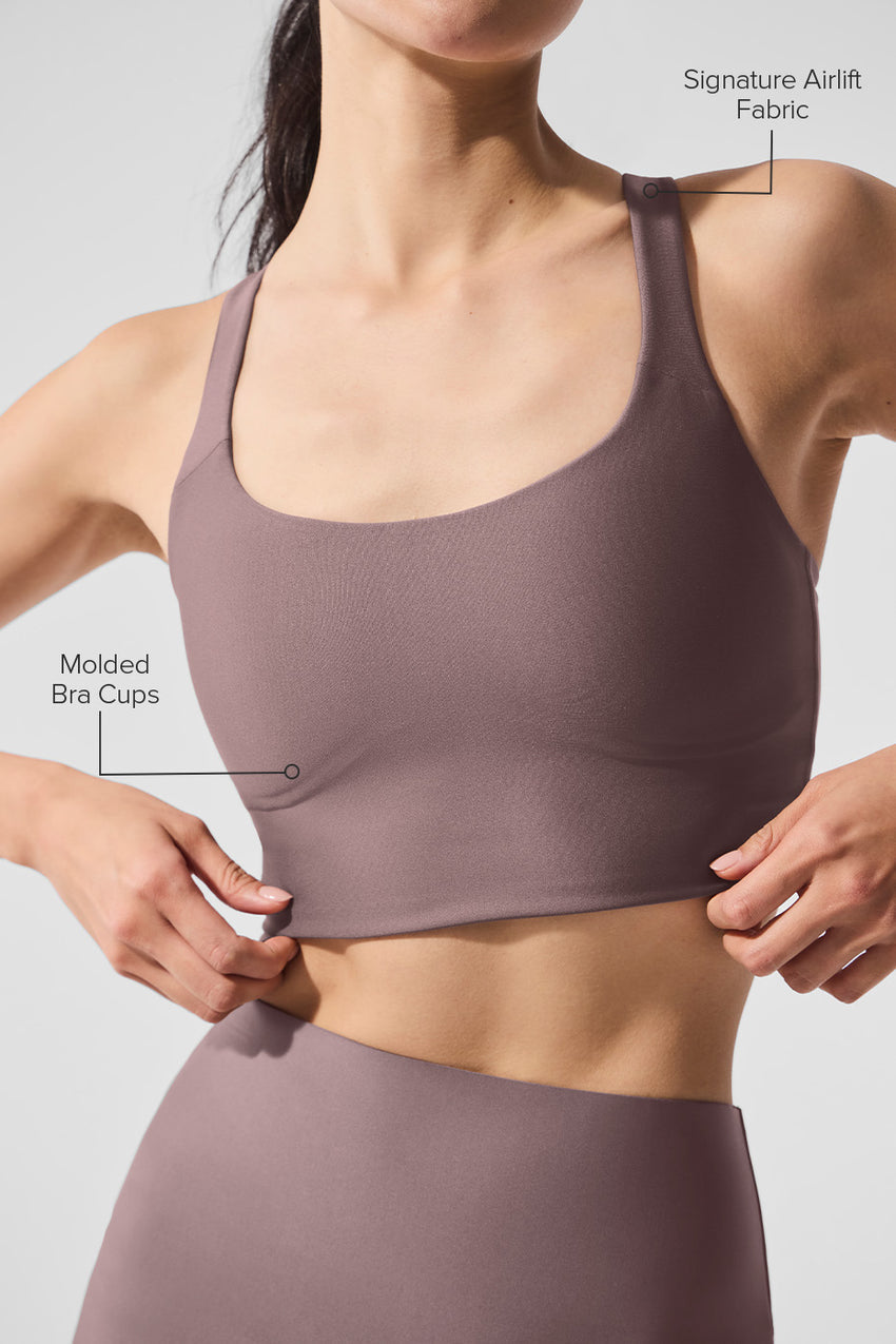 Airlift Sleek Bra Tank - Black