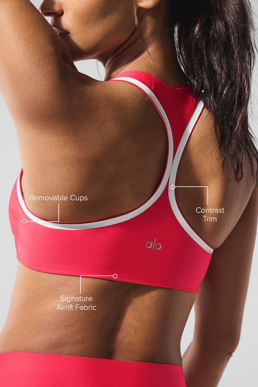 Airlift Super Sleek Contrast Bra - Black/White
